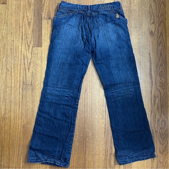 Women's Boot Cut Jeans in Deep Blue - Picture 3 of 5